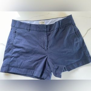 J Crew 4inch Chino Shorts size 8